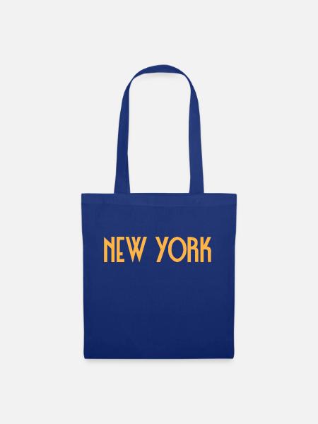New York - Stoffbeutel - Royalblau