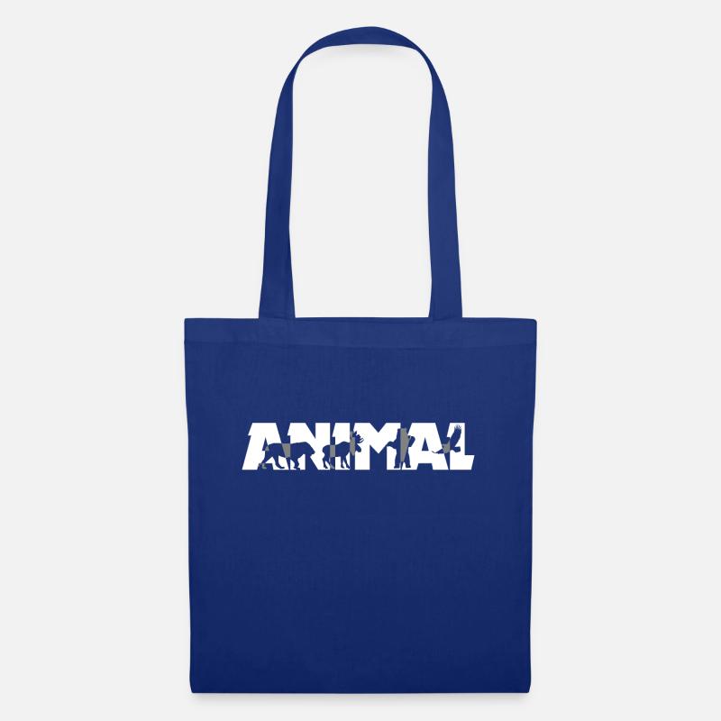 Tier - Stoffbeutel - Royalblau