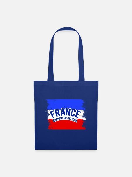 Supporter de France - Stoffbeutel - Royalblau