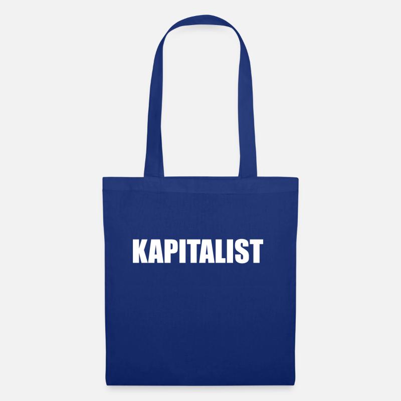 Kapitalist Spruch Geschenkidee - Stoffbeutel - Royalblau