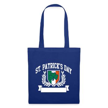 st. patricks day - Sac en tissu - bleu royal - Devant