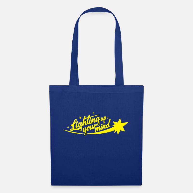 Lighting up your Mind - Stoffbeutel - Royalblau