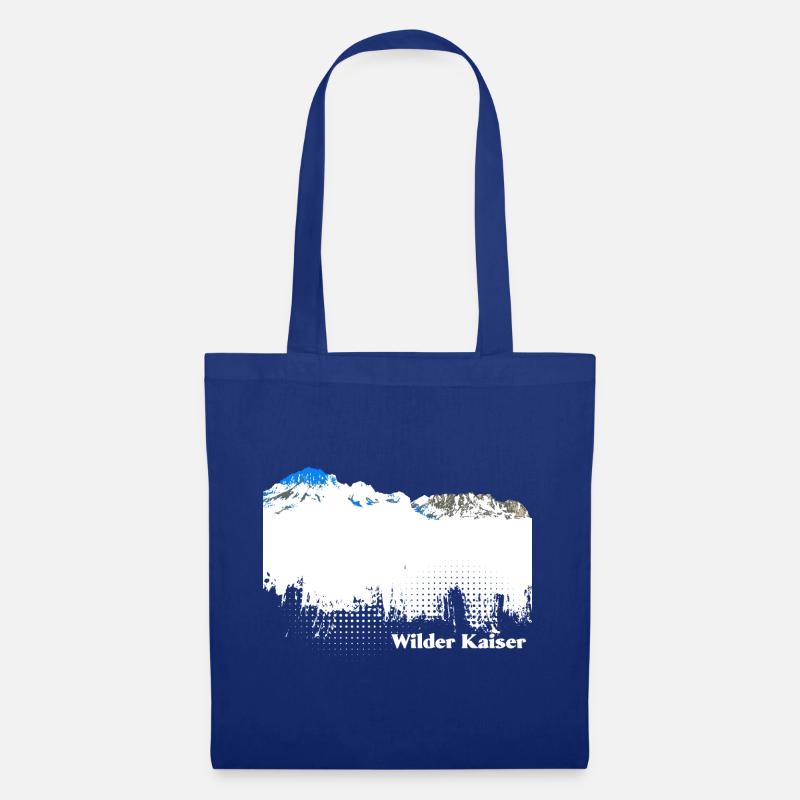 Wilder Kaiser - Stoffbeutel - Royalblau
