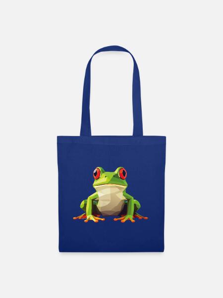 frog_1 - Stoffbeutel - Royalblau