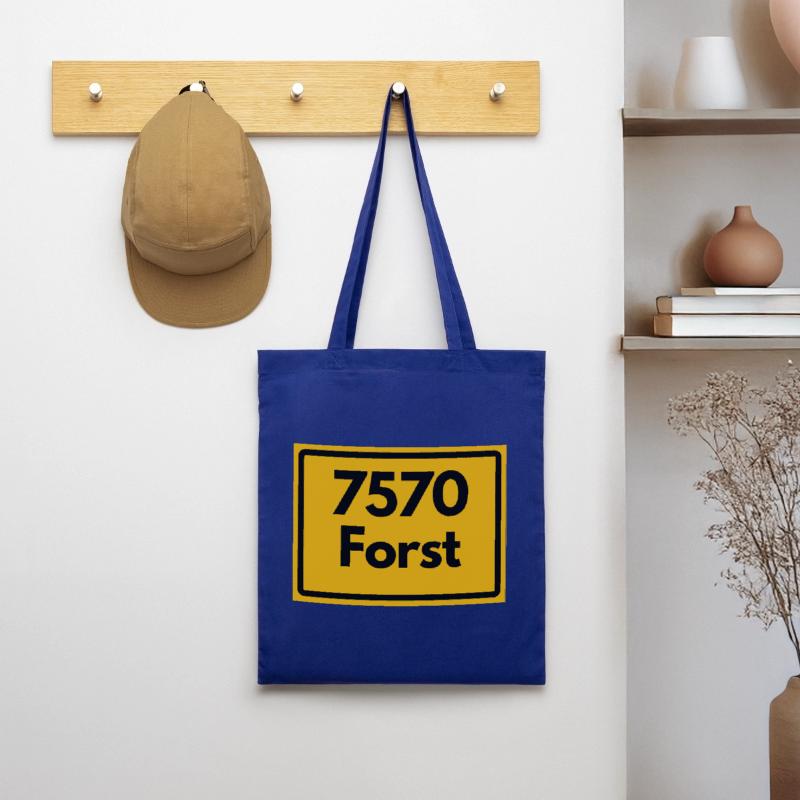 OLD POSTCODE POSTCODE RETRO 7570 FORST Tote Bag