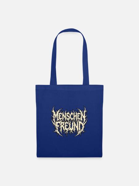 Menschenfreund Heavy Metal - Stoffbeutel - Royalblau