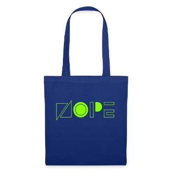 NOPE - ne soyez pas un béni-oui-oui! - Sac en tissu - bleu royal - Devant