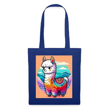 Alpaga - Sac en tissu - bleu royal - Devant