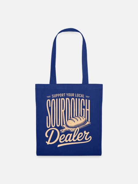 Lokaler Sauerteighändler-Tee - Stoffbeutel - Royalblau