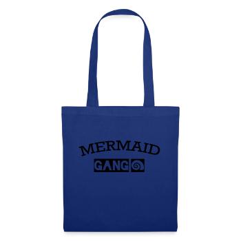 "Mermaid Gang" mermaid girl - Tote Bag - royal blue - Front