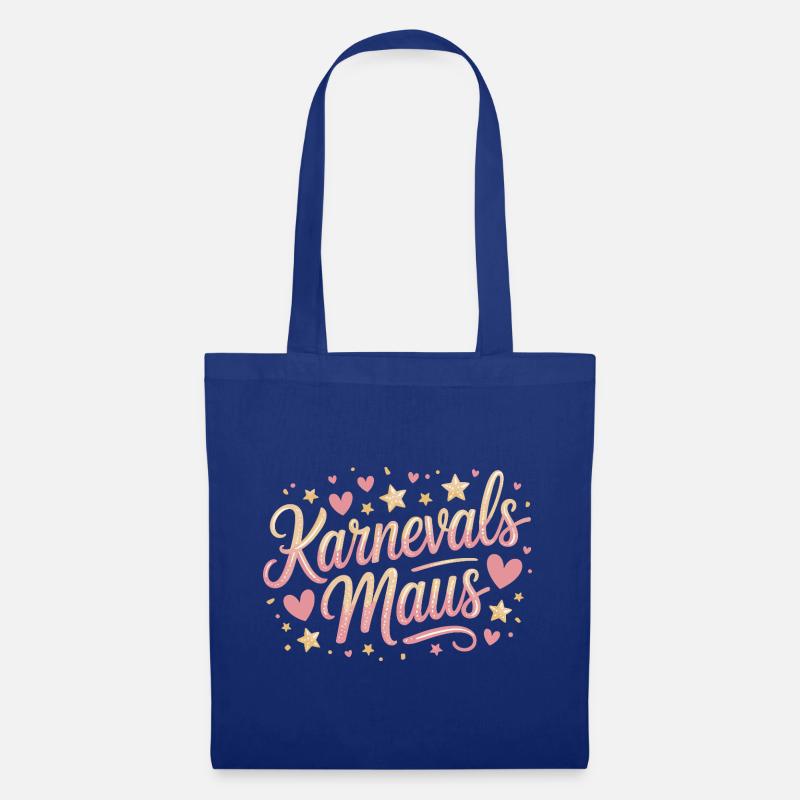Karnevalsmaus Karneval Köln Kölner Karnevals Maus - Stoffbeutel - Royalblau