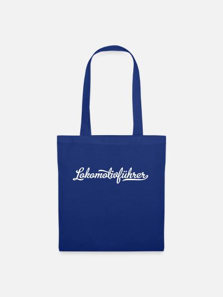 Lokomotivführer - Stoffbeutel - Royalblau