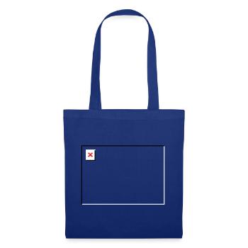 Missing Image – File Not Found Querformat - Stoffbeutel - Royalblau - Vorne