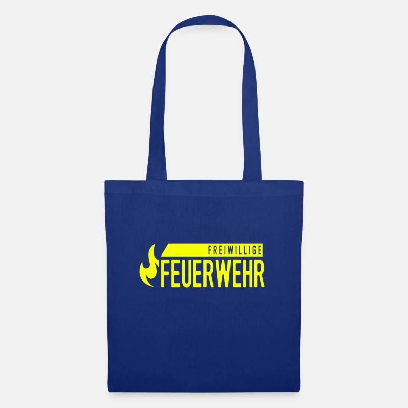Freiwillige Feuerwehr Logo - Stoffbeutel - Royalblau