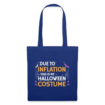 Costume d’Halloween Inflation - Sac en tissu - bleu royal - Devant