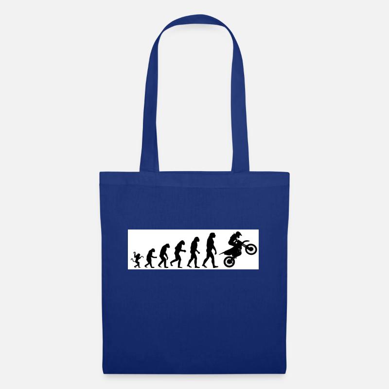 Evolution Motorrad - Stoffbeutel - Royalblau