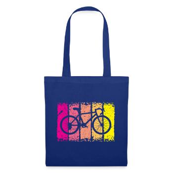 Fahrrad - Stoffbeutel - Royalblau - Vorne