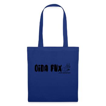 oida fux... echt wienerisch - Stoffbeutel - Royalblau - Vorne