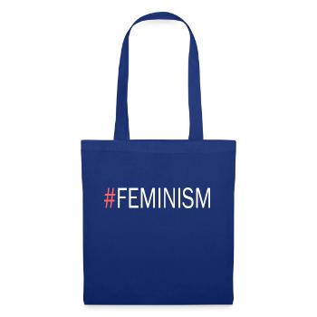 Feminism - Stoffbeutel - Royalblau - Vorne
