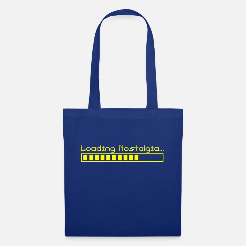 Ladebildschirm - Retro Gaming Design - Stoffbeutel - Royalblau