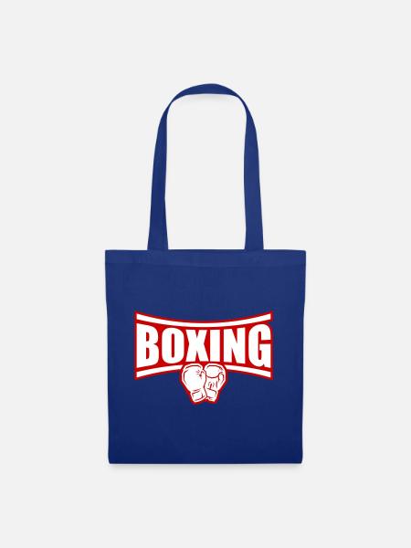 Boxing Boxen - Stoffbeutel - Royalblau