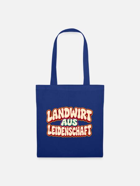 Landwirt Aus Leidenschaft - Stoffbeutel - Royalblau