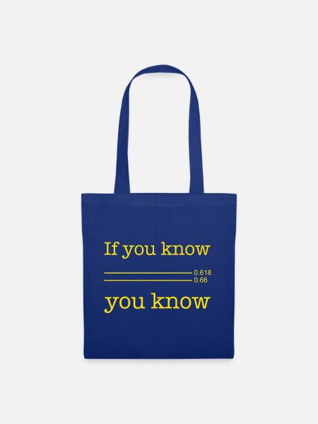Trading Spruch Trader Geschenk Chart Aktien - Stoffbeutel - Royalblau
