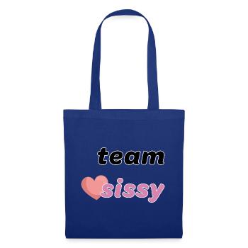 Team, Liebling, Liebling - Stoffbeutel - Royalblau - Vorne