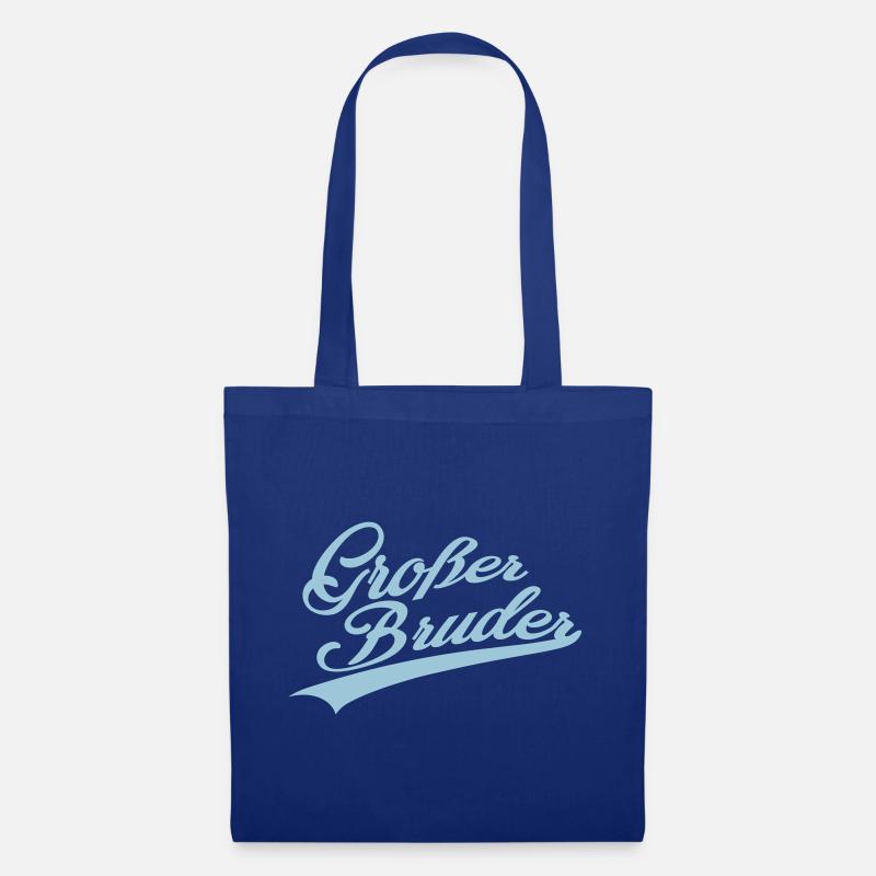 Großer Bruder - Stoffbeutel - Royalblau