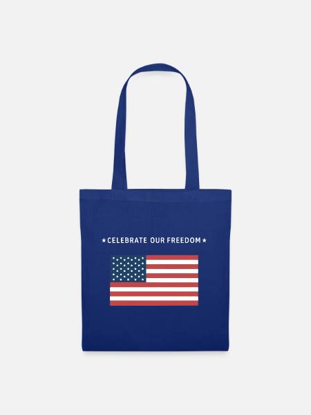 Liberty Amerikanische Flagge - Stoffbeutel - Royalblau
