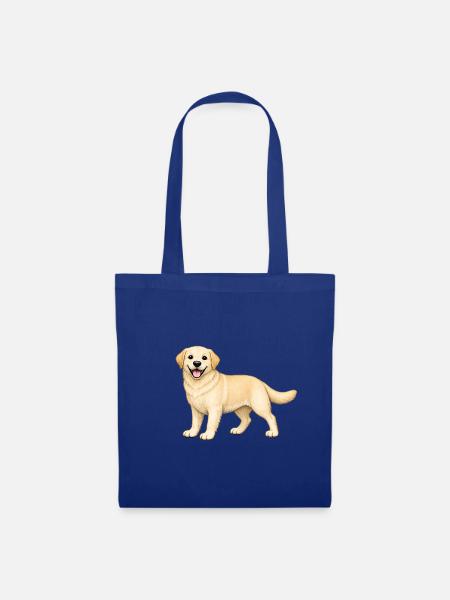 Biscuit Labrador - Stoffbeutel - Royalblau