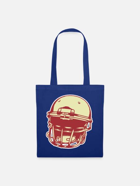 American Football Helm - Stoffbeutel - Royalblau