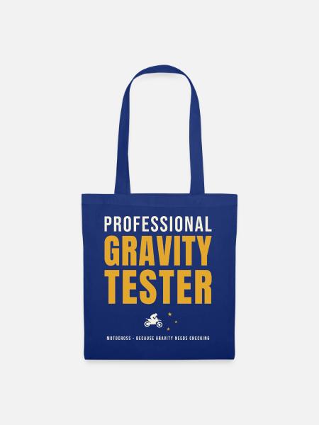 Professional Gravity Tester Motocross - Stoffbeutel - Royalblau