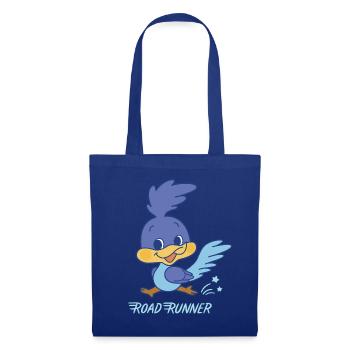 Looney Tunes X Gokko Road Runner Mit Schriftzug - Stoffbeutel - Royalblau - Vorne