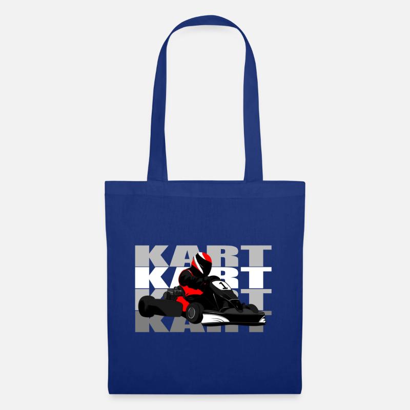 Kart - Stoffbeutel - Royalblau