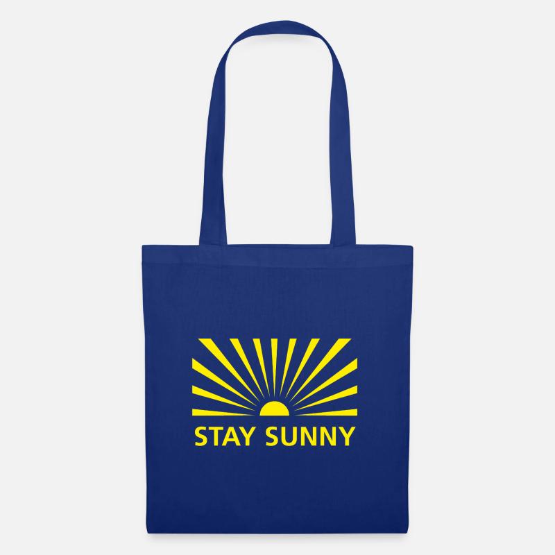 STAY SUNNY - Stoffbeutel - Royalblau