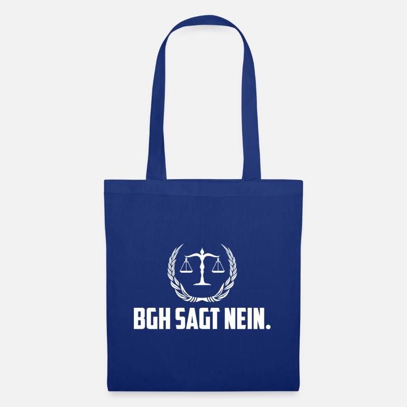 BGH sagt Nein Jurist Richter ReNo ReFa Geschenk - Stoffbeutel - Royalblau