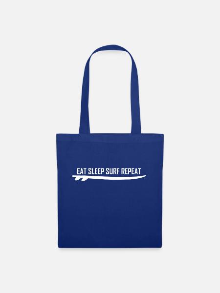 Surfing Surfboard Surfer Geschenksidee - Stoffbeutel - Royalblau