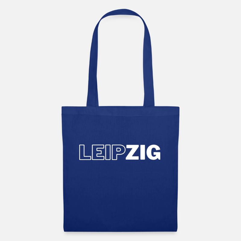 Leipzig - Stoffbeutel - Royalblau