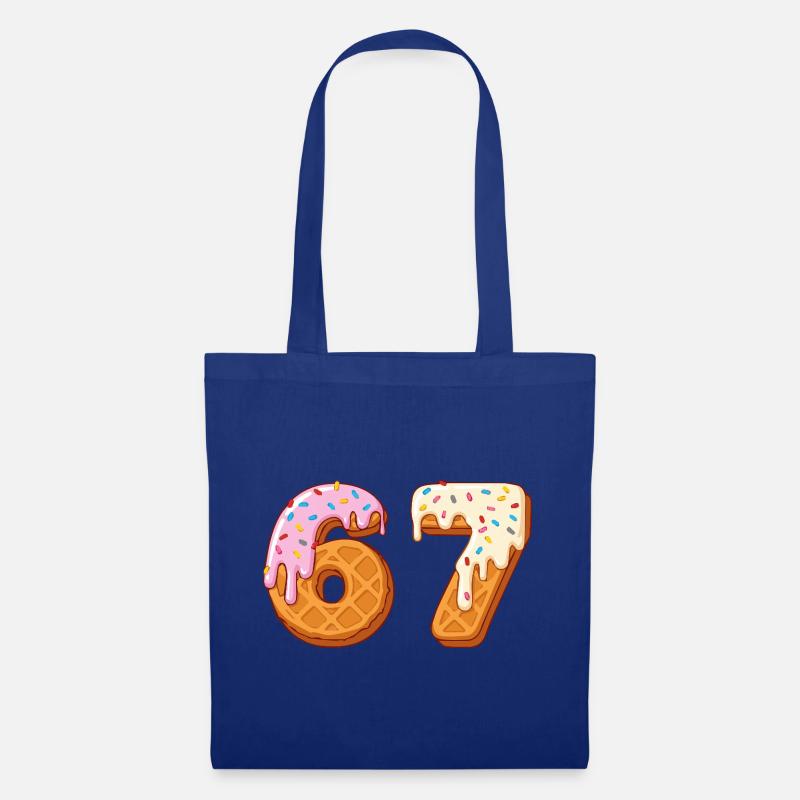67 - Sessantasette Numero 67 Waffle Ic-e Cream Sei - Borsa di stoffa - blu royal