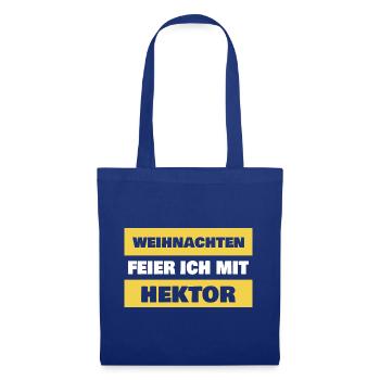 Geschenk für Hektor - Stoffbeutel - Royalblau - Vorne