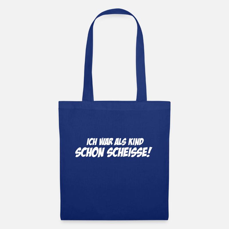 Comme une merde d'enfant - Sac en tissu - bleu royal