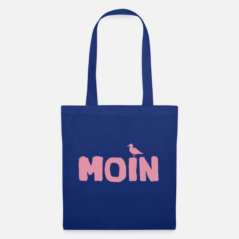 Moin Shirt - Moin die Möwe. Perfekte Geschenkidee - Stoffbeutel - Royalblau