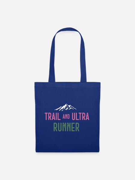 Trail und Ultra Runner - Stoffbeutel - Royalblau