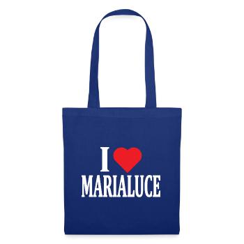 t-shirt name I love Marialuce t-shirt - Tote Bag - royal blue - Front