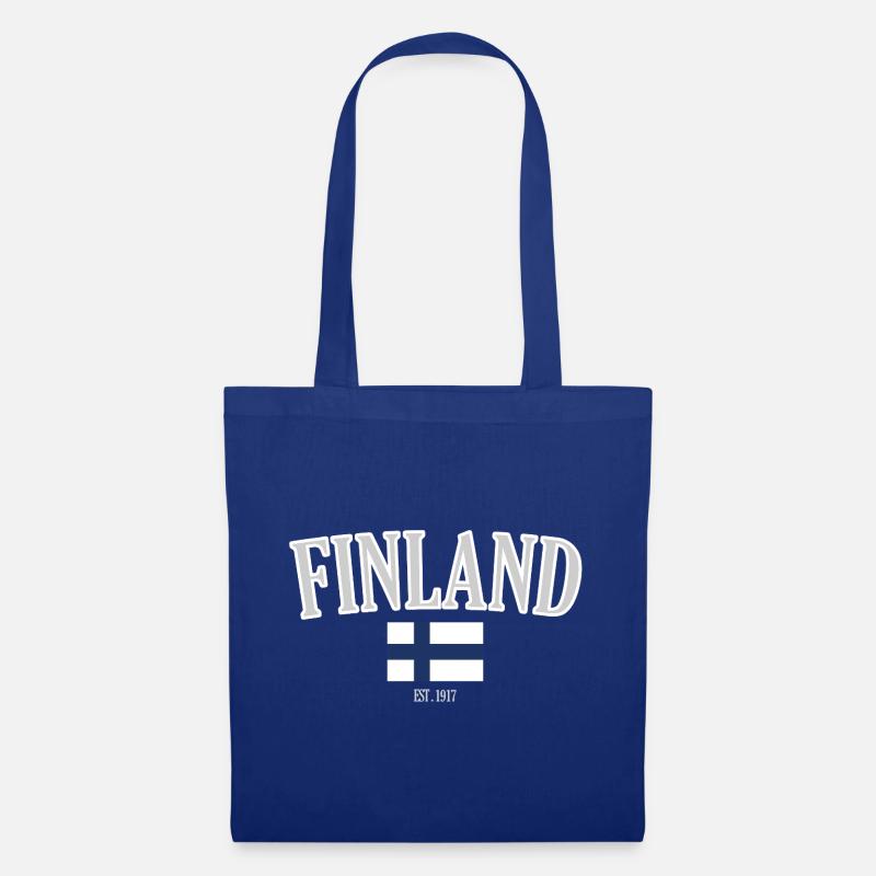 Finnland seit 1917 - Stoffbeutel - Royalblau