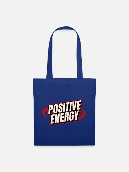 positive Energie - Stoffbeutel - Royalblau