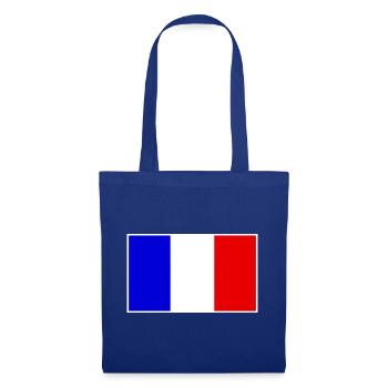 France Flag Classic Frame - Stoffbeutel - Royalblau - Vorne