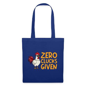 Élevage de coqs, volaille, poulet - Sac en tissu - bleu royal - Devant