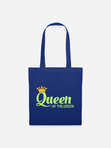 Queen of the Green - Stoffbeutel - Royalblau